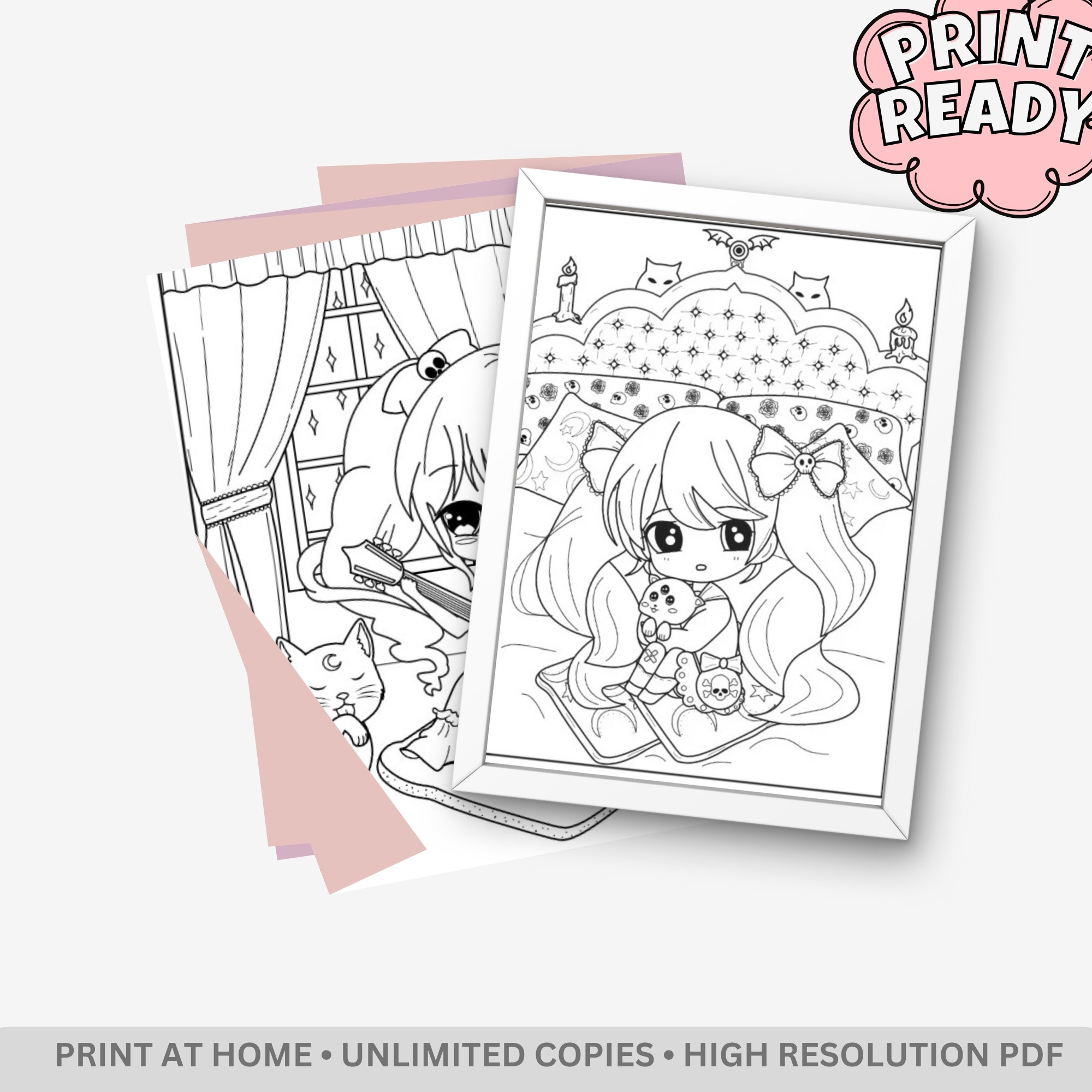Chibi Lolita: Elegant Fashion & Cute Victorian Vibes – 26 Pages of Bold & Easy Kawaii Doll Designs - Image 4