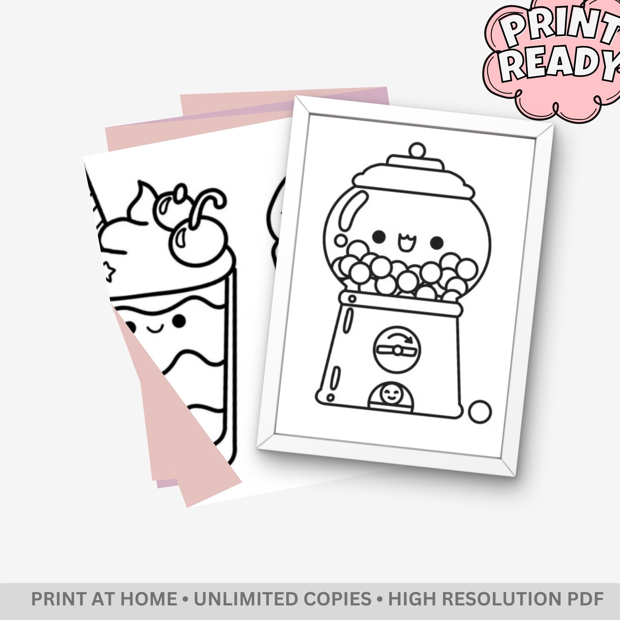 Comidas: Delicious Foodie Adventure – 50 Pages of Jumbo Bold & Easy Kawaii Snacks & Tasty Meals - Image 4