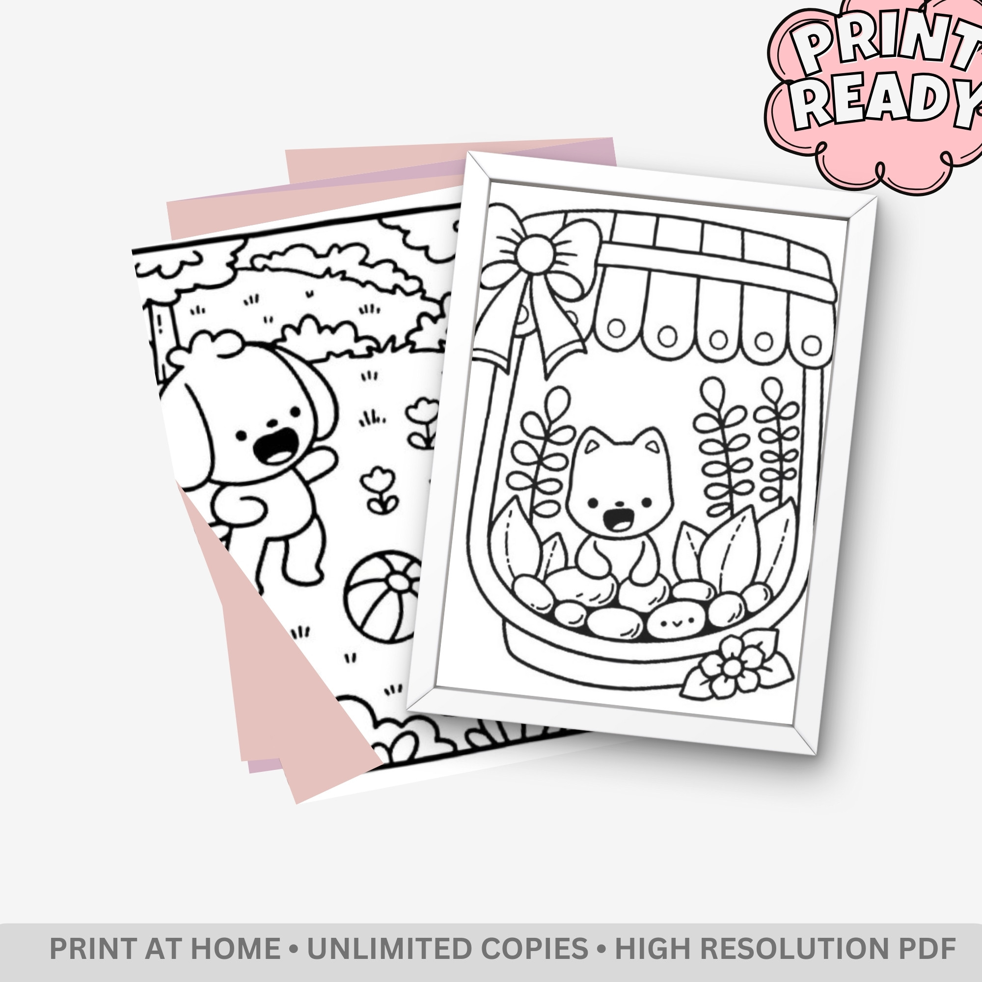 Cozy Little Village : Cute & Easy Neighborhood Coloring Book – Bold & Easy Aesthetic Homes - Image 4
