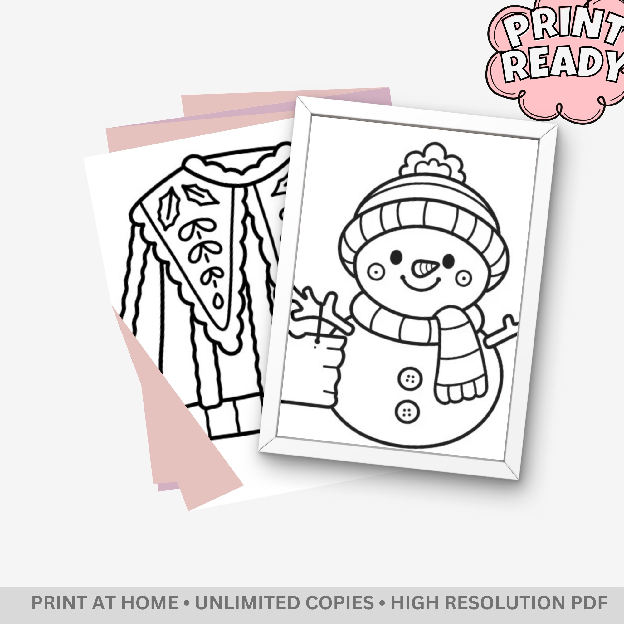 Xmas Cute: Adorable Holiday Adventures Coloring Book – Bold & Easy Christmas Designs - Image 4
