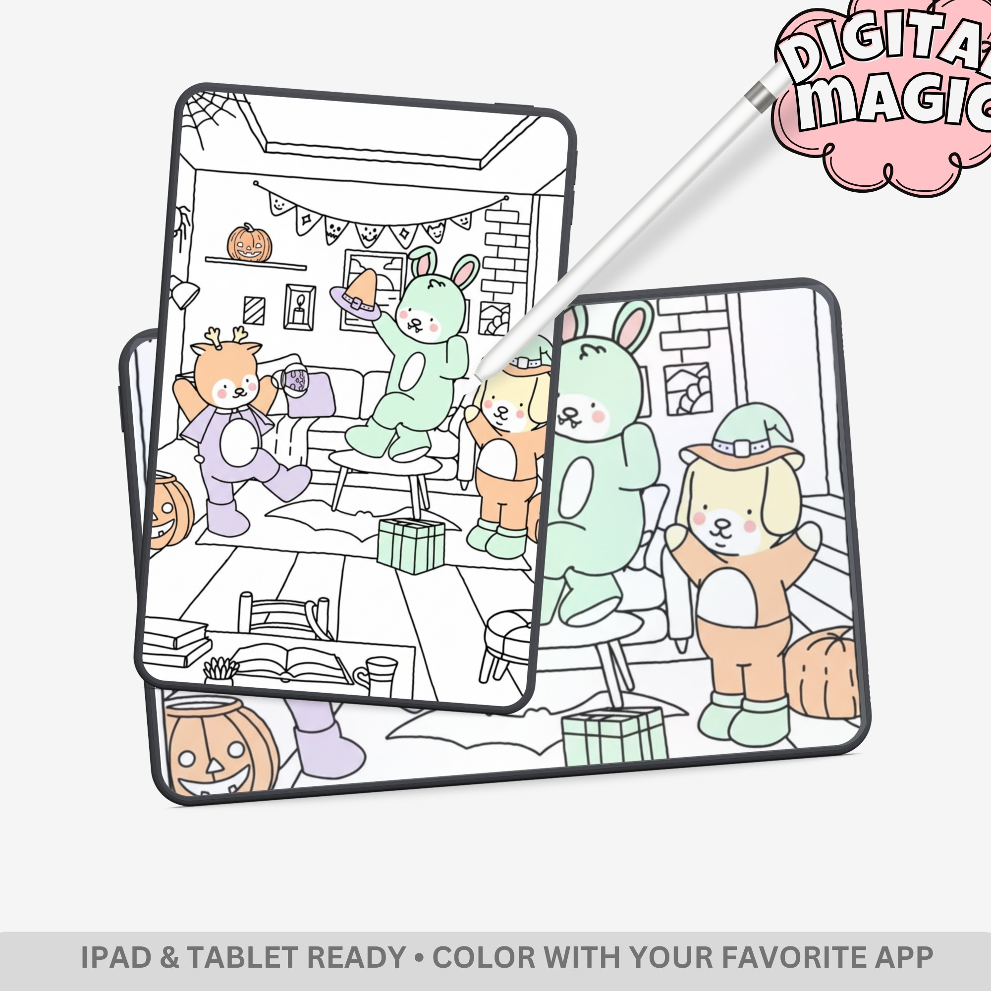 Browmies: A Journey of Calmness – 34 Pages of Bold & Easy Kawaii Coloring Scenes for Total Relaxation - Image 3
