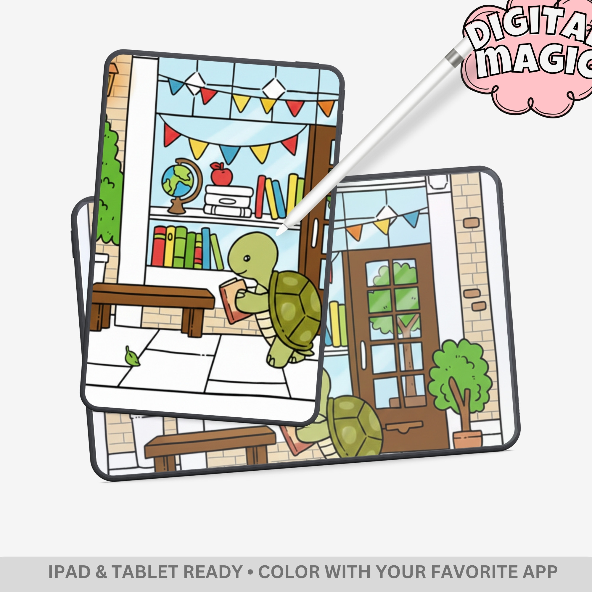Adorable Kawaii Shop : Cute and Simple Coloring Book – 40 Pages of Kawaii Storefronts & Sweet Treats - Image 3