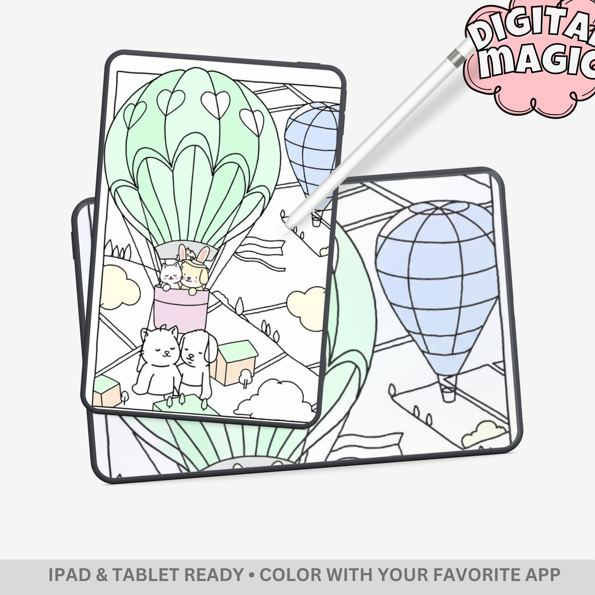 Browmies Valentines: Color Your Way To Love – 30 Pages of Bold & Easy Kawaii Love & Romance Scenes - Image 3