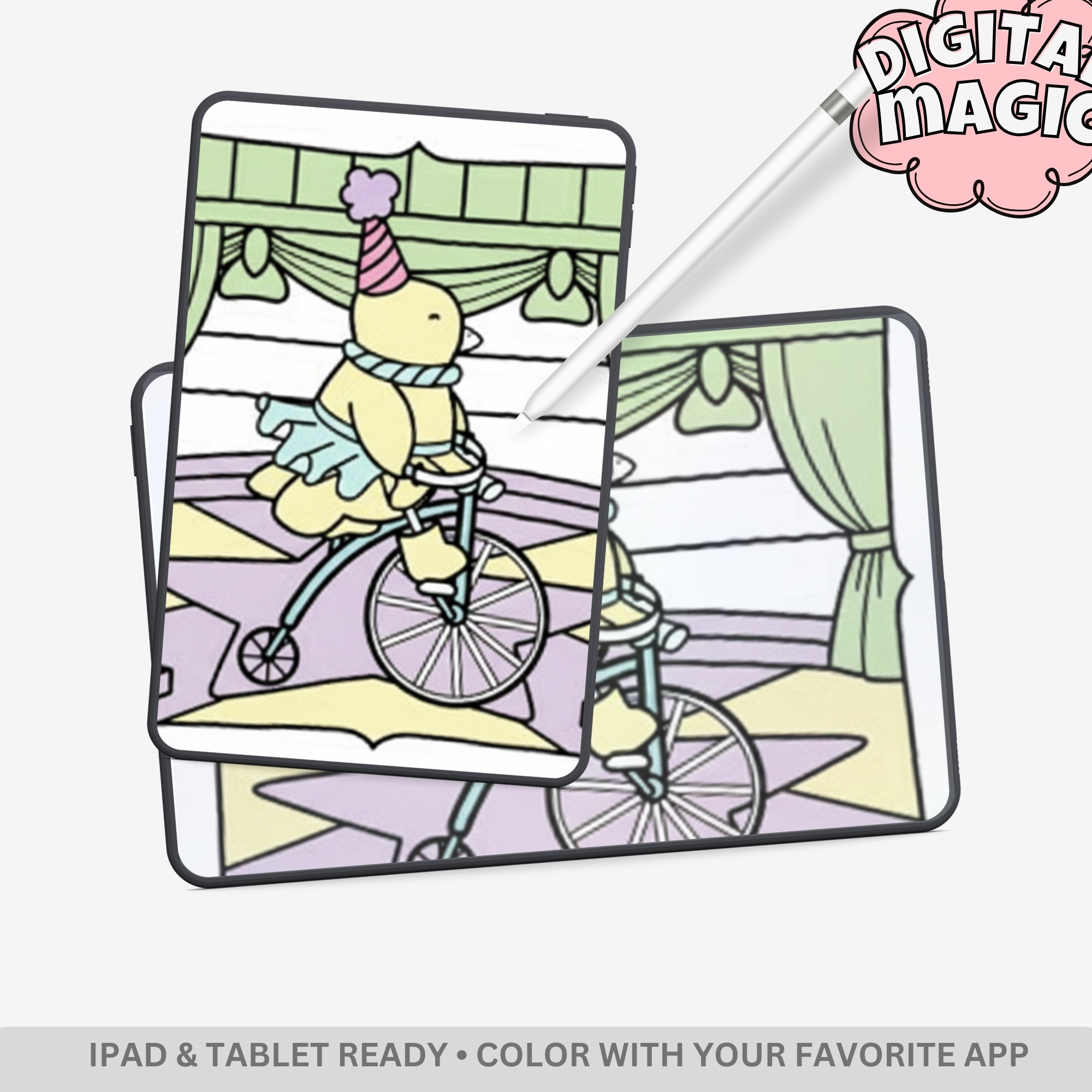 Browmies Circus Spectacle: Magical Show & Fun Fair – 16 Pages (32 Unique Mini Designs) of Bold & Easy Kawaii Circus Art - Image 3